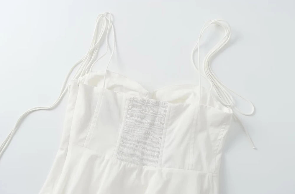 Women's Asymmetric Bustier Top Sweetheart Neck Tied Straps Side Zipper Casual Camis Sexy Fashion Polyester Blend All Season